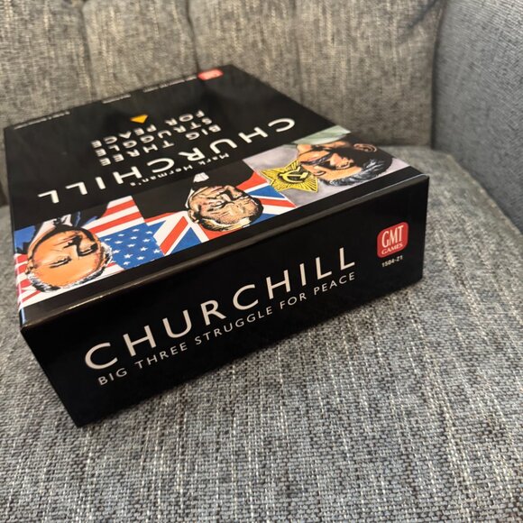 Churchill - Big Three Struggle for Peace (open, unpunched, cards sealed) GMT - Picture 4 of 14